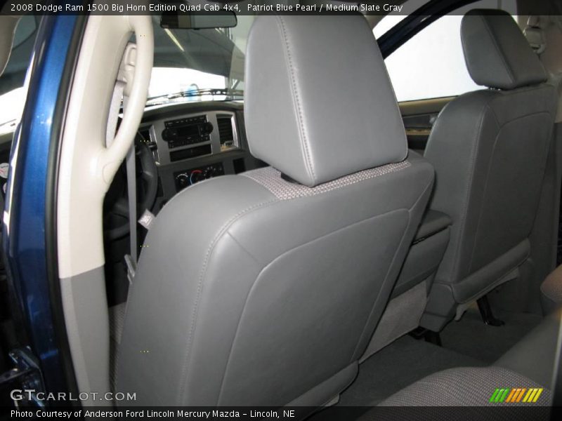 Patriot Blue Pearl / Medium Slate Gray 2008 Dodge Ram 1500 Big Horn Edition Quad Cab 4x4