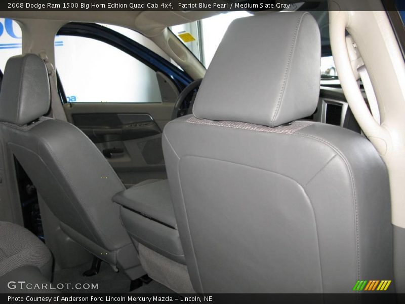 Patriot Blue Pearl / Medium Slate Gray 2008 Dodge Ram 1500 Big Horn Edition Quad Cab 4x4
