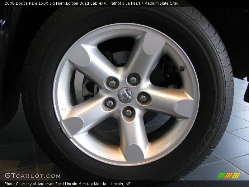 Patriot Blue Pearl / Medium Slate Gray 2008 Dodge Ram 1500 Big Horn Edition Quad Cab 4x4