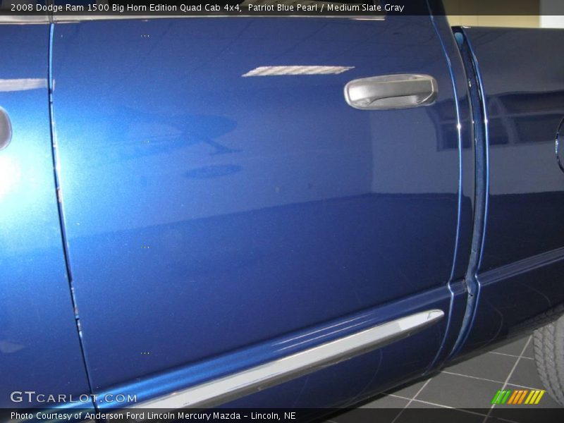 Patriot Blue Pearl / Medium Slate Gray 2008 Dodge Ram 1500 Big Horn Edition Quad Cab 4x4