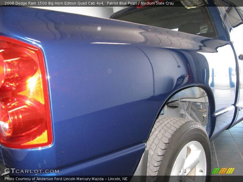 Patriot Blue Pearl / Medium Slate Gray 2008 Dodge Ram 1500 Big Horn Edition Quad Cab 4x4