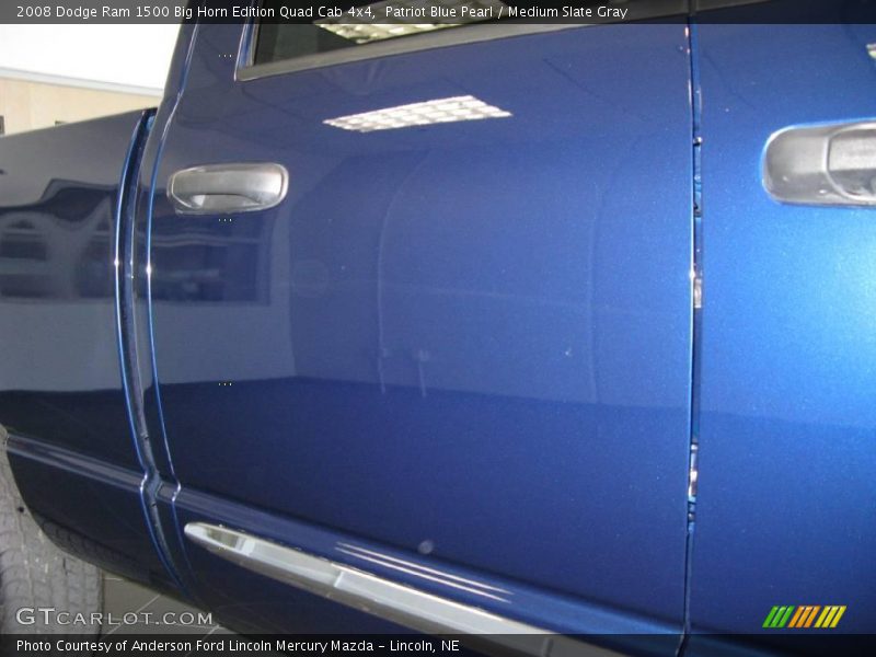 Patriot Blue Pearl / Medium Slate Gray 2008 Dodge Ram 1500 Big Horn Edition Quad Cab 4x4