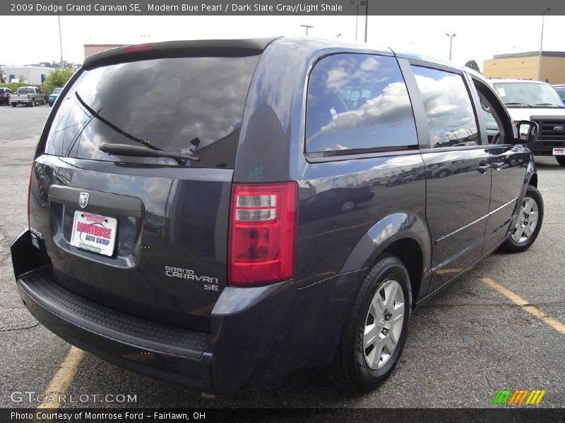 Modern Blue Pearl / Dark Slate Gray/Light Shale 2009 Dodge Grand Caravan SE