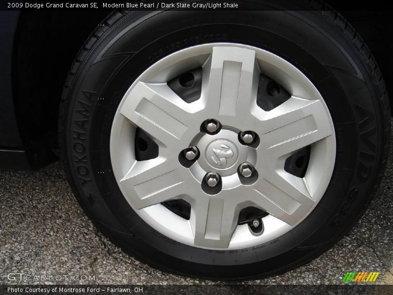 Modern Blue Pearl / Dark Slate Gray/Light Shale 2009 Dodge Grand Caravan SE
