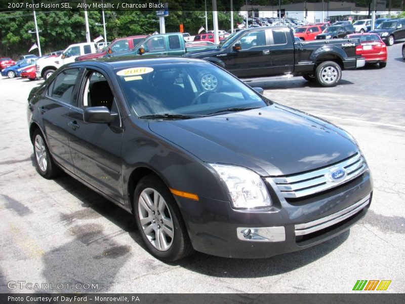 Alloy Metallic / Charcoal Black 2007 Ford Fusion SEL