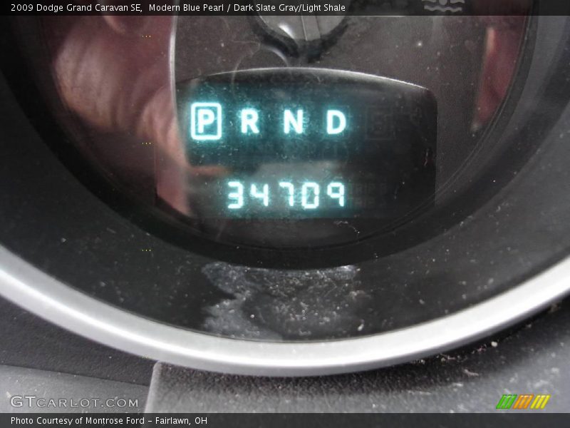 Modern Blue Pearl / Dark Slate Gray/Light Shale 2009 Dodge Grand Caravan SE