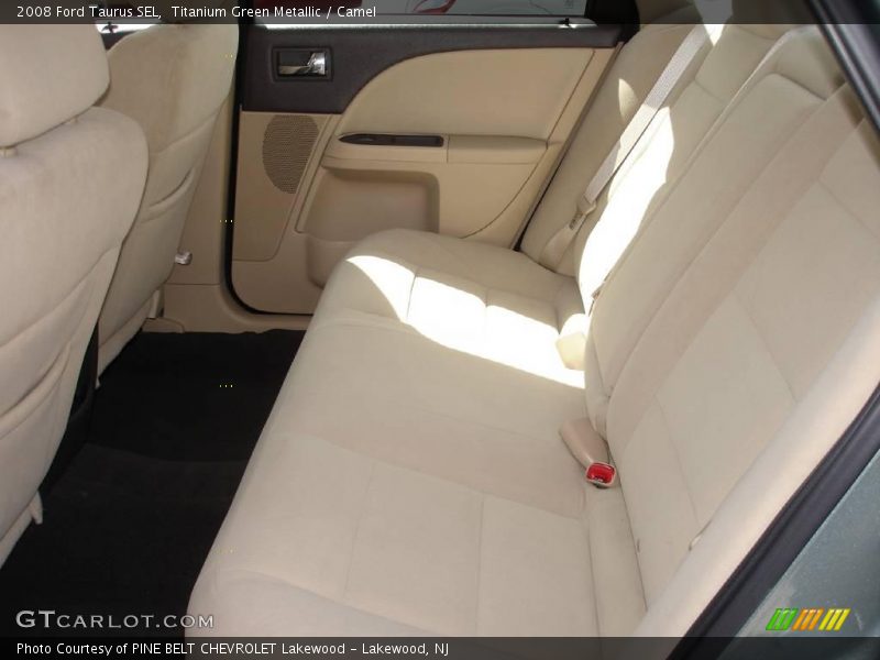Titanium Green Metallic / Camel 2008 Ford Taurus SEL
