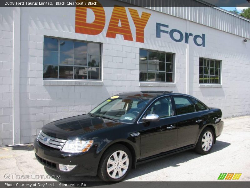Black Clearcoat / Black 2008 Ford Taurus Limited