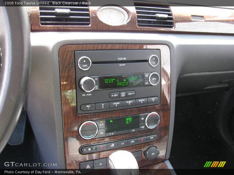 Black Clearcoat / Black 2008 Ford Taurus Limited