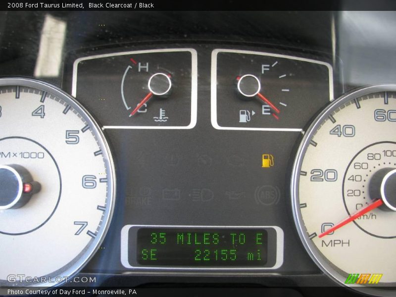 Black Clearcoat / Black 2008 Ford Taurus Limited