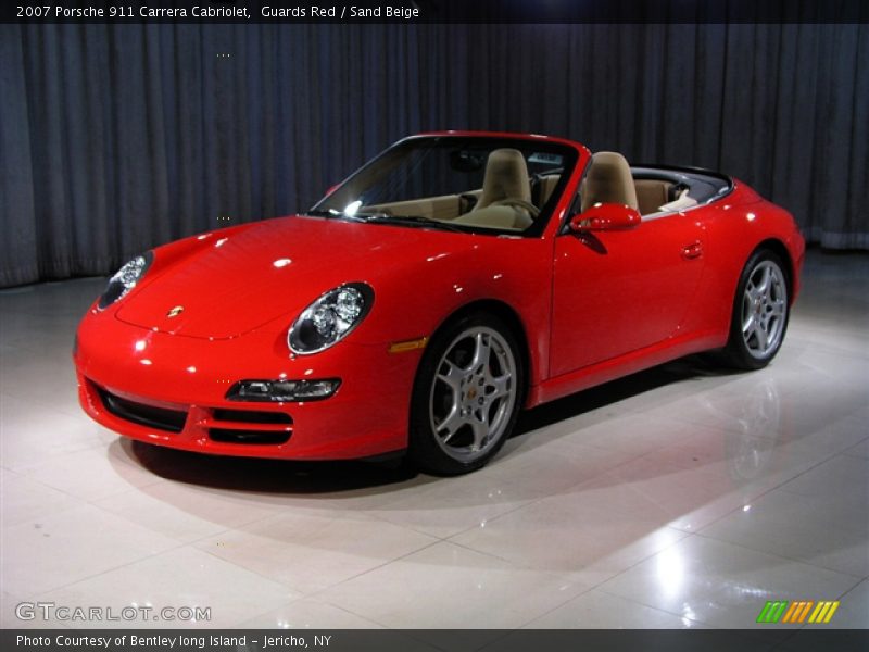 Guards Red / Sand Beige 2007 Porsche 911 Carrera Cabriolet