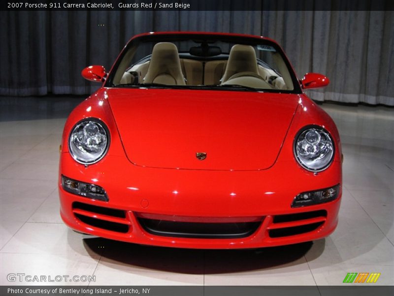 Guards Red / Sand Beige 2007 Porsche 911 Carrera Cabriolet