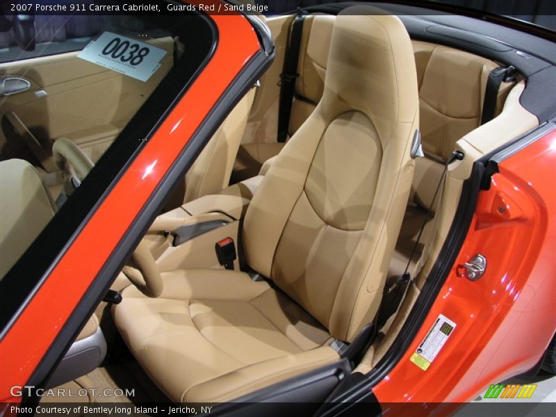 Guards Red / Sand Beige 2007 Porsche 911 Carrera Cabriolet