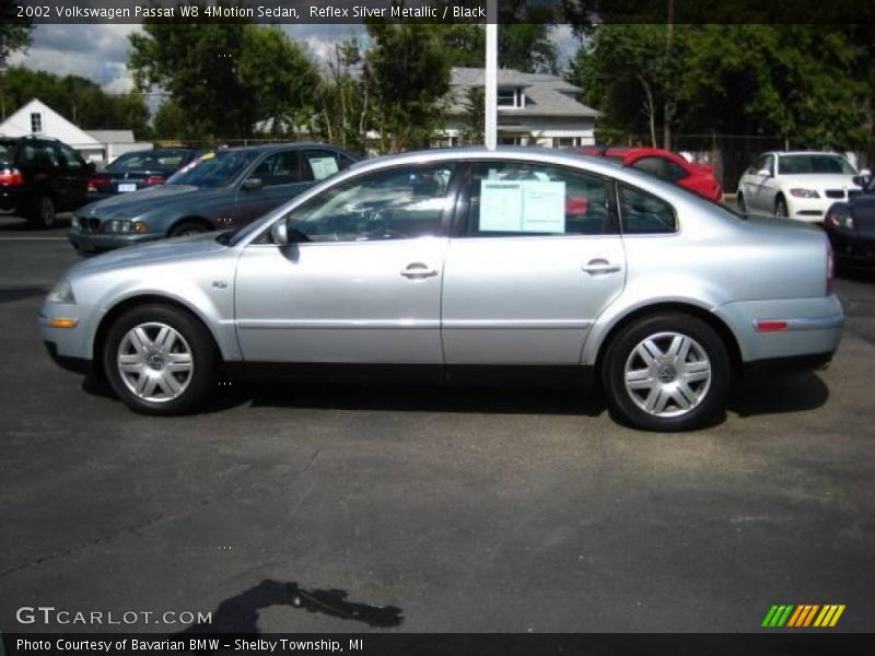 Reflex Silver Metallic / Black 2002 Volkswagen Passat W8 4Motion Sedan