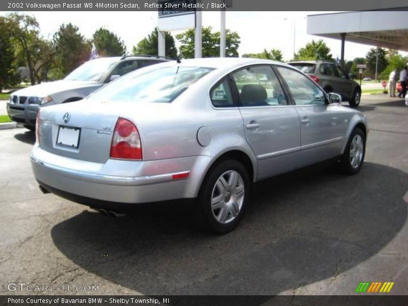 Reflex Silver Metallic / Black 2002 Volkswagen Passat W8 4Motion Sedan