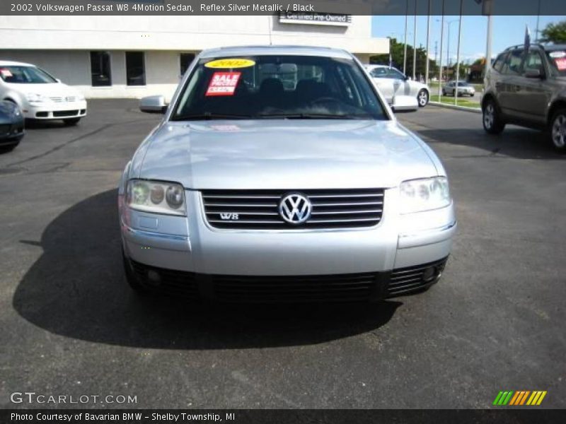 Reflex Silver Metallic / Black 2002 Volkswagen Passat W8 4Motion Sedan