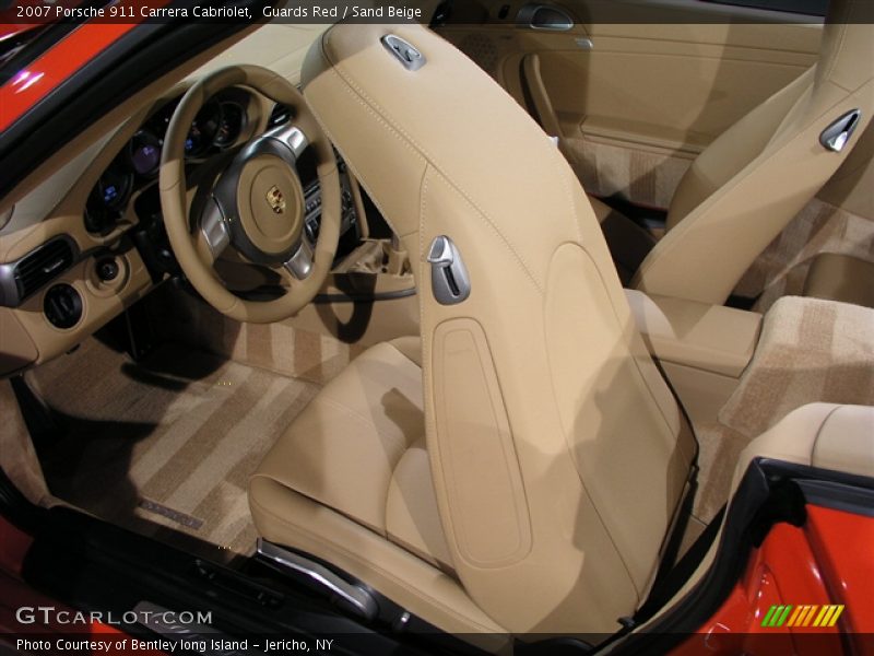 Guards Red / Sand Beige 2007 Porsche 911 Carrera Cabriolet