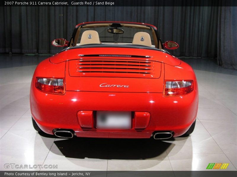 Guards Red / Sand Beige 2007 Porsche 911 Carrera Cabriolet