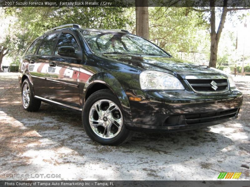 Fantasy Black Metallic / Grey 2007 Suzuki Forenza Wagon
