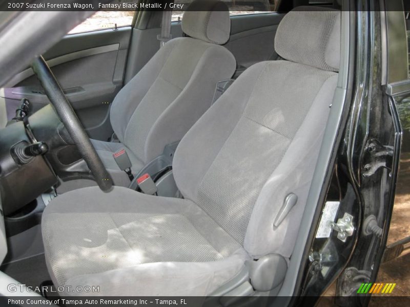 Fantasy Black Metallic / Grey 2007 Suzuki Forenza Wagon