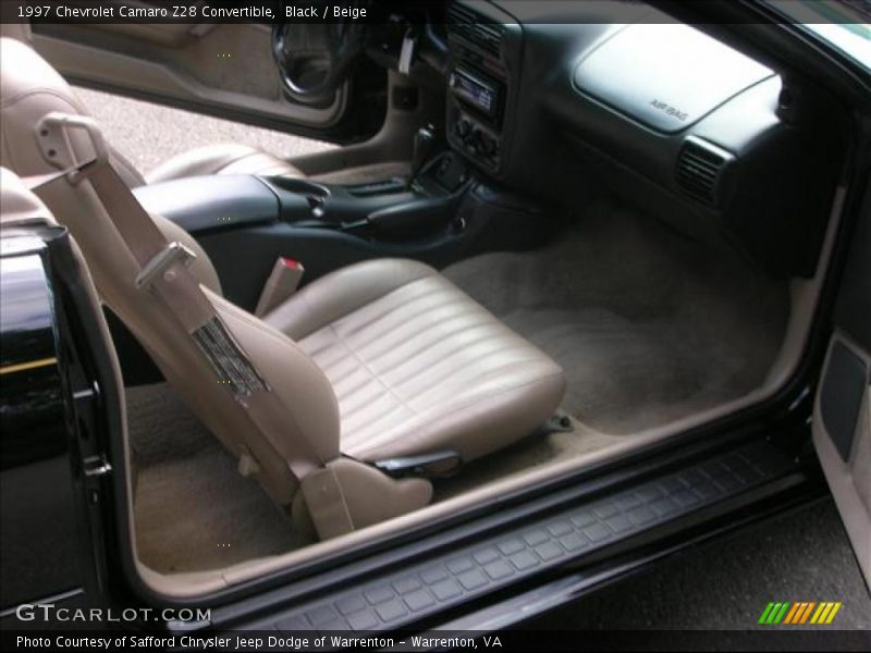 Black / Beige 1997 Chevrolet Camaro Z28 Convertible
