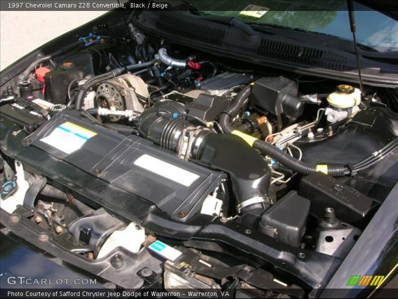 Black / Beige 1997 Chevrolet Camaro Z28 Convertible