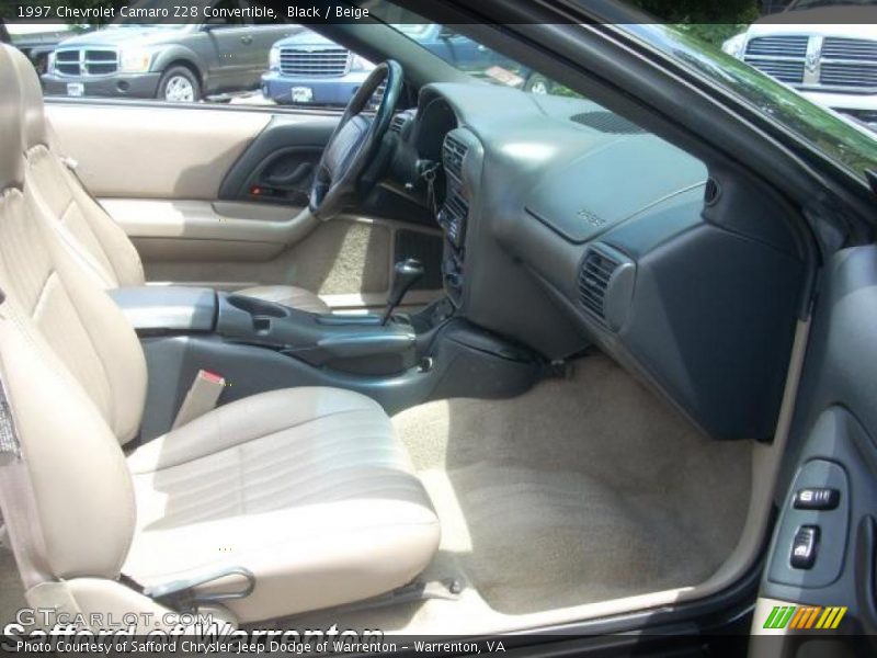 Black / Beige 1997 Chevrolet Camaro Z28 Convertible