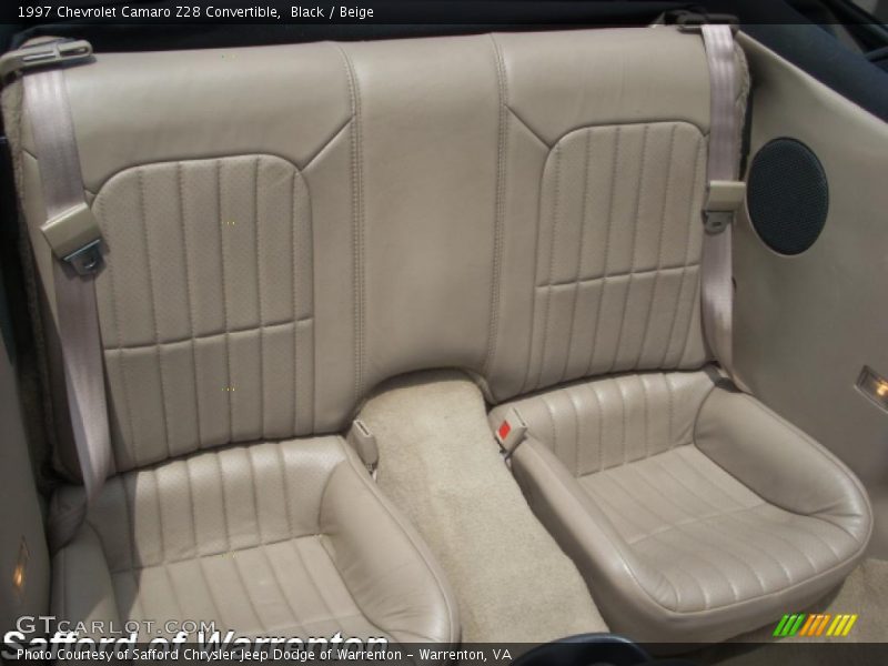 Black / Beige 1997 Chevrolet Camaro Z28 Convertible