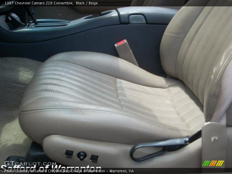 Black / Beige 1997 Chevrolet Camaro Z28 Convertible