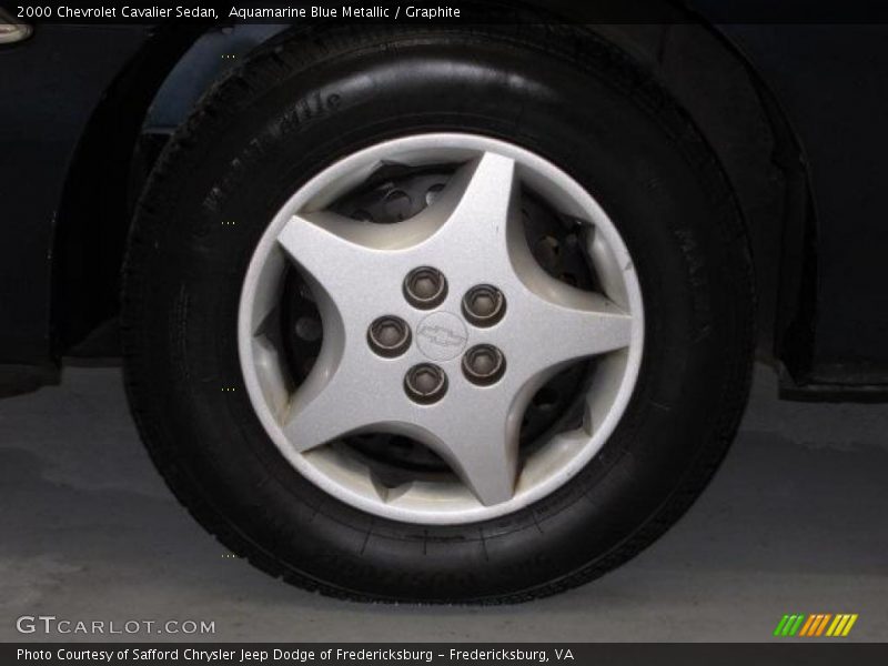 Aquamarine Blue Metallic / Graphite 2000 Chevrolet Cavalier Sedan