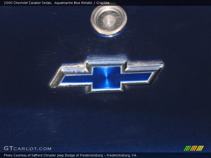 Aquamarine Blue Metallic / Graphite 2000 Chevrolet Cavalier Sedan