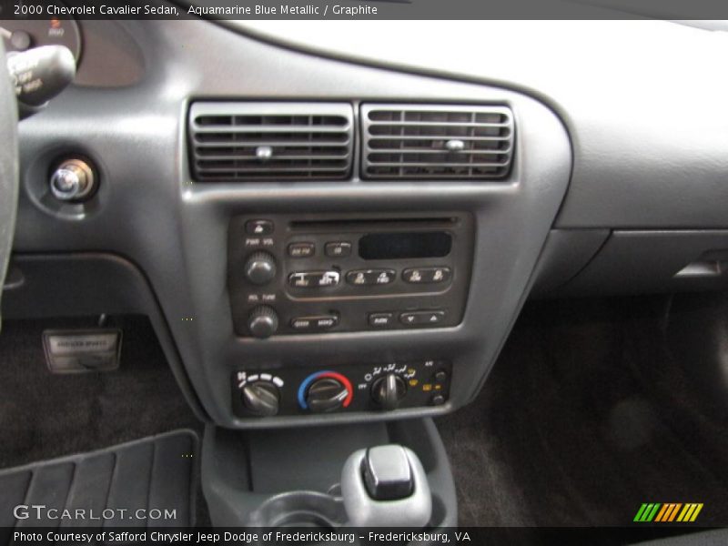 Aquamarine Blue Metallic / Graphite 2000 Chevrolet Cavalier Sedan