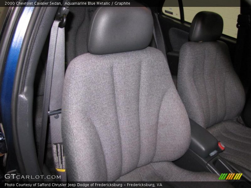 Aquamarine Blue Metallic / Graphite 2000 Chevrolet Cavalier Sedan
