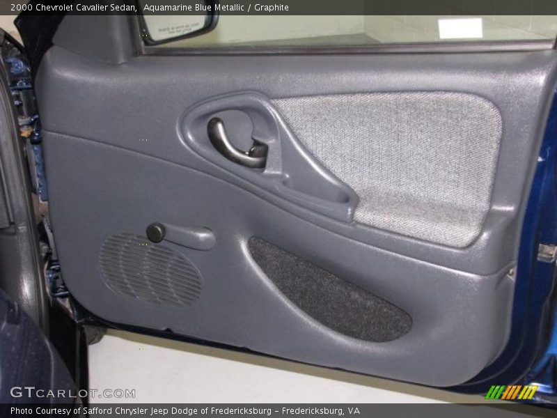 Aquamarine Blue Metallic / Graphite 2000 Chevrolet Cavalier Sedan