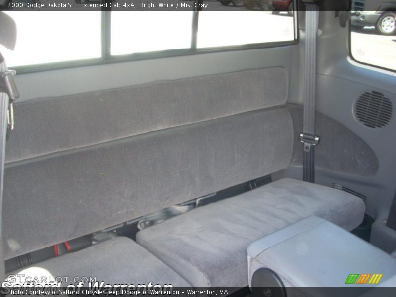 Bright White / Mist Gray 2000 Dodge Dakota SLT Extended Cab 4x4