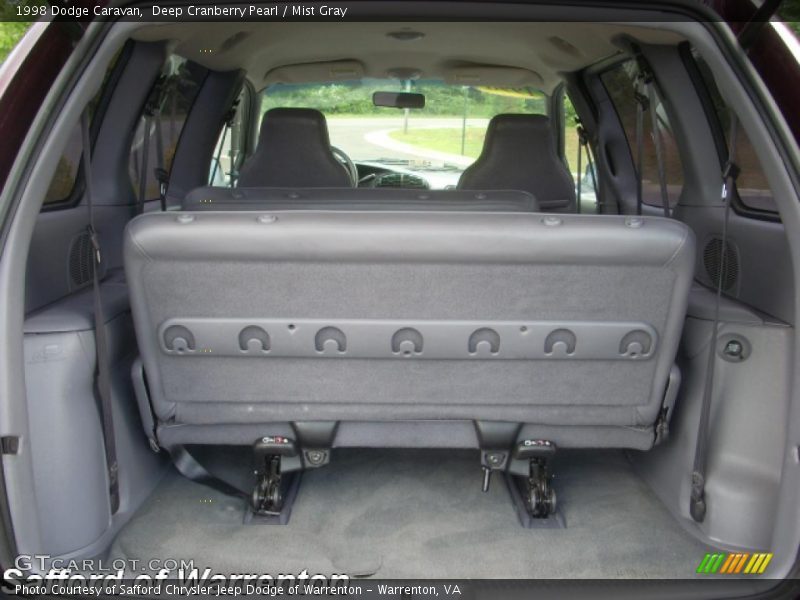 Deep Cranberry Pearl / Mist Gray 1998 Dodge Caravan