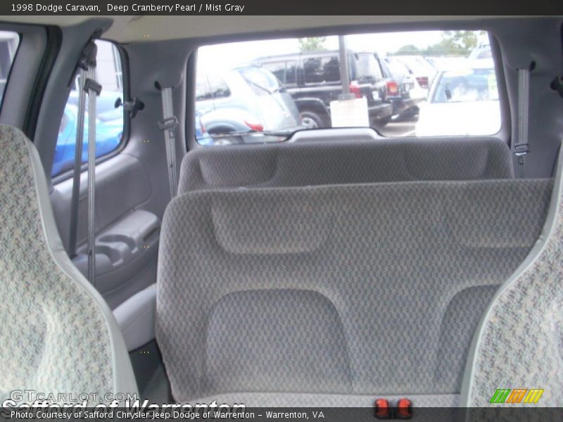 Deep Cranberry Pearl / Mist Gray 1998 Dodge Caravan