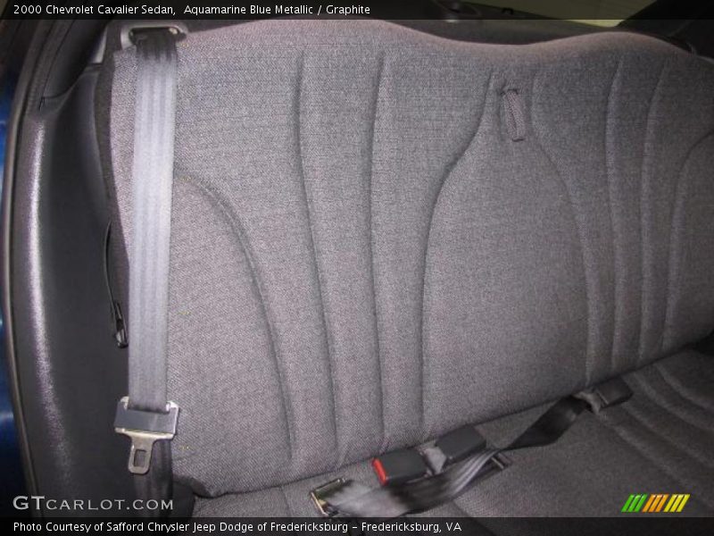 Aquamarine Blue Metallic / Graphite 2000 Chevrolet Cavalier Sedan