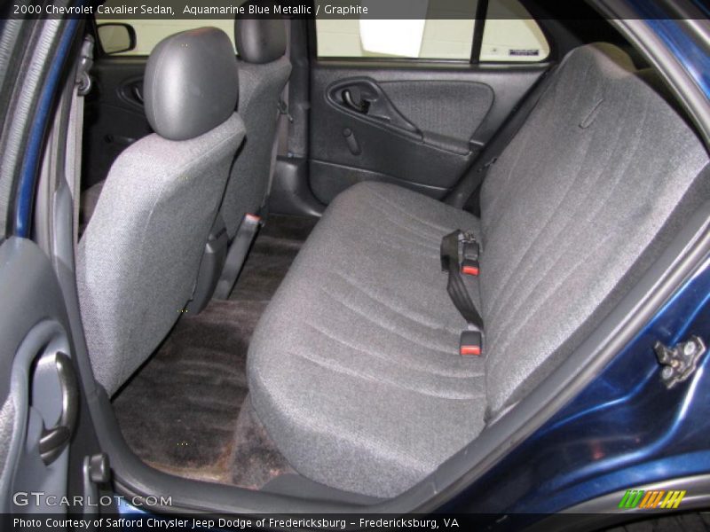 Aquamarine Blue Metallic / Graphite 2000 Chevrolet Cavalier Sedan