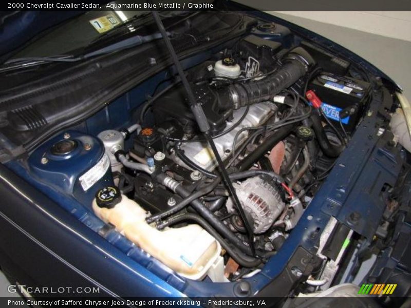 Aquamarine Blue Metallic / Graphite 2000 Chevrolet Cavalier Sedan