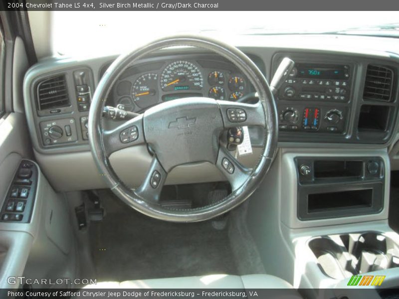 Silver Birch Metallic / Gray/Dark Charcoal 2004 Chevrolet Tahoe LS 4x4