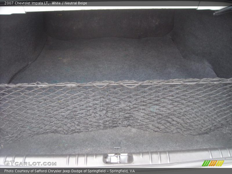 White / Neutral Beige 2007 Chevrolet Impala LT