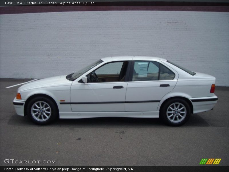 Alpine White III / Tan 1998 BMW 3 Series 328i Sedan