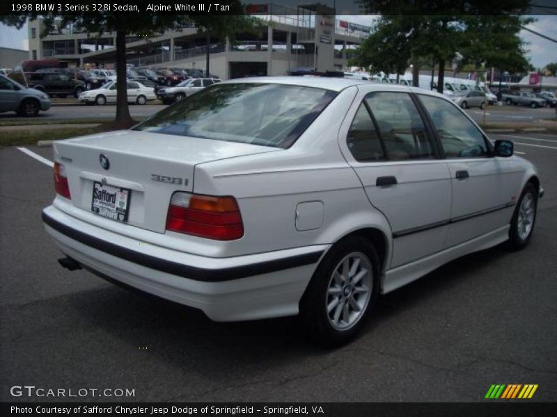 Alpine White III / Tan 1998 BMW 3 Series 328i Sedan