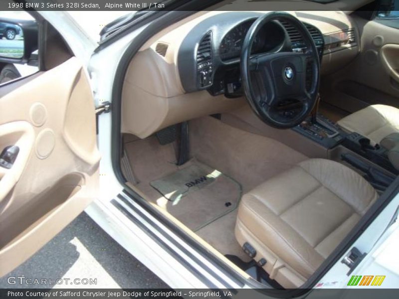 Alpine White III / Tan 1998 BMW 3 Series 328i Sedan