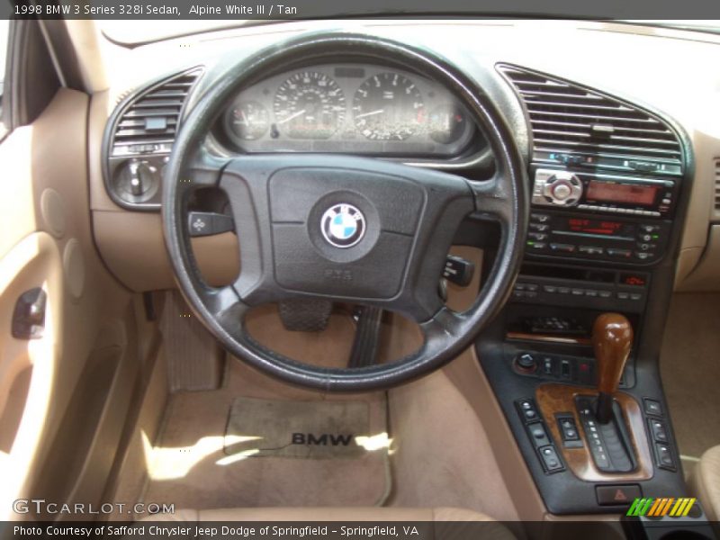 Alpine White III / Tan 1998 BMW 3 Series 328i Sedan