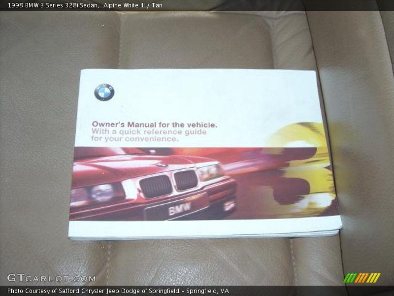 Alpine White III / Tan 1998 BMW 3 Series 328i Sedan