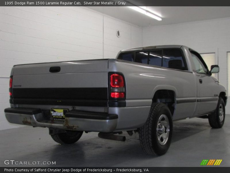 Silver Star Metallic / Gray 1995 Dodge Ram 1500 Laramie Regular Cab