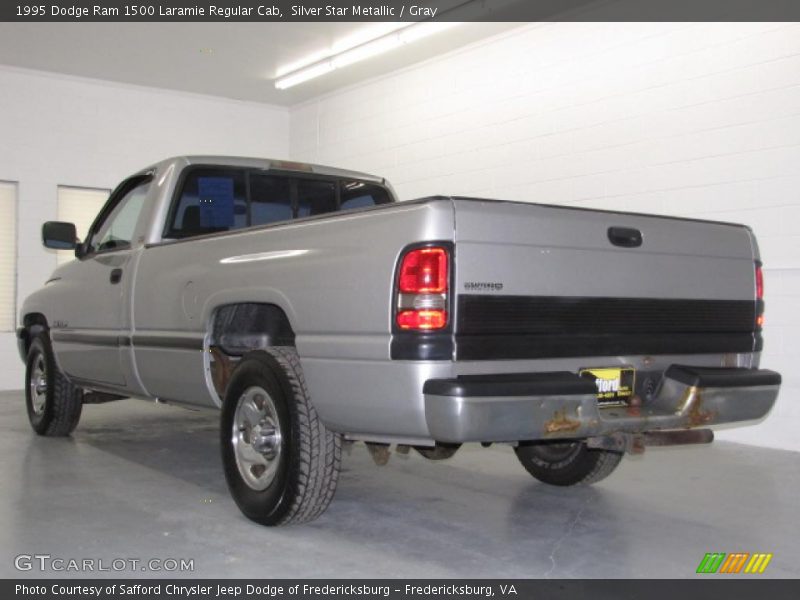 Silver Star Metallic / Gray 1995 Dodge Ram 1500 Laramie Regular Cab