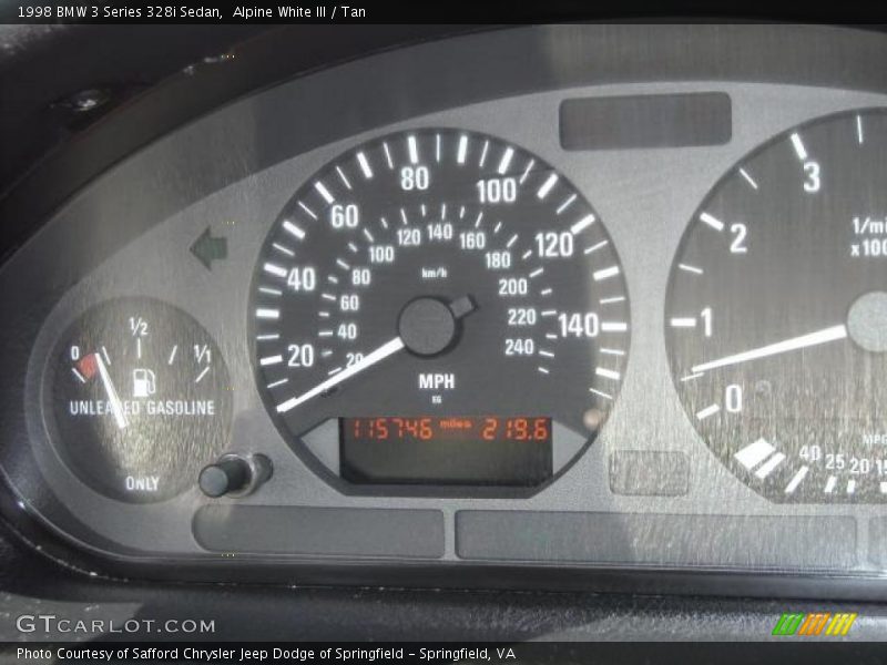 Alpine White III / Tan 1998 BMW 3 Series 328i Sedan